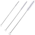 thumbnail image 5 of Straw Cleaner Brushes, nylon bristles stainless steel handle, Nylon Skinny Pipe Tube Cleaner - 20 Piece Value Pack - 6 mm bristles x 7" 175mm long, 5 of 5