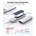 thumbnail image 3 of Carcasa SSD ORICO M.2 NVMe SATA USB C 3.2 Gen 2 de 10 Gbps, 3 of 8