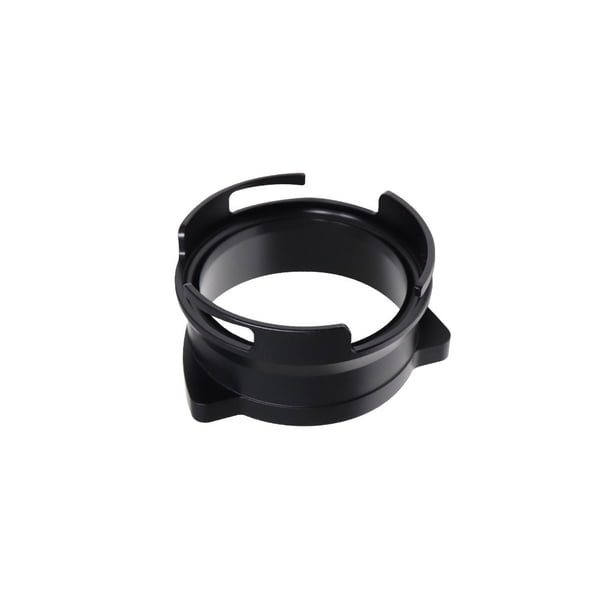 Wosthever Anillo de dosificación de polvo de café, adaptador de fabricación giratorio, anillos anticaída de orejas, utensilios de cocina para Juegos de servir café y té Negro Wosthever HA064611-01