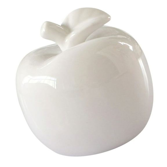 Decor Xmas Festival Christmas Apples Figurine Decorations White