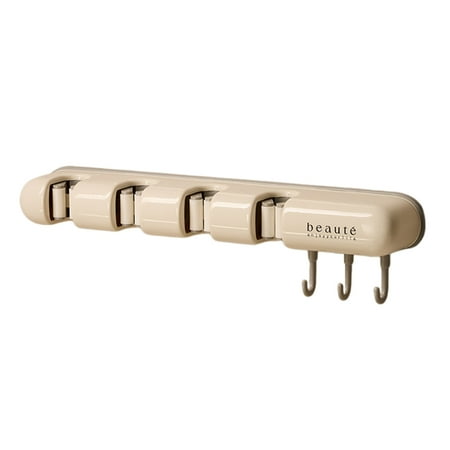 

Mop Clip Strong Wall-mounted Mop Buckle Bathroom Hanging Stand Mop Hook