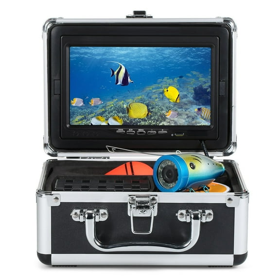 Fish Underwater Fishing Camera Fish Finder With 12LEDs LCD Display IP68 Water Resistant For Sea Lake Boat Ice Fishing