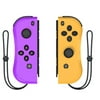 Wireless Joy-Con Controller Left & Right Gamepad for Switch Console Mobile Game Console, Purple+Orange