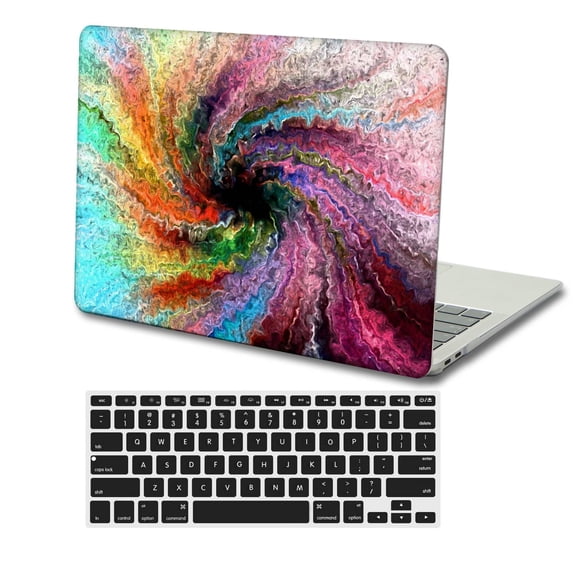 KSK KAISHEK Plastic Hard Shell Case Cover Compatible with 2022.0 Rel. MacBook Air 13.6" m2 Touch Bar + Black Keyboard Cover Model: A2681 m2 Colorful B 63