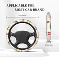 thumbnail image 4 of Bingfone Reto Marine Nautical Steering Wheel Cover - Universal 15 Inches Car Steering Wheel Covers Grip Auto Internal Accessories, 4 of 6