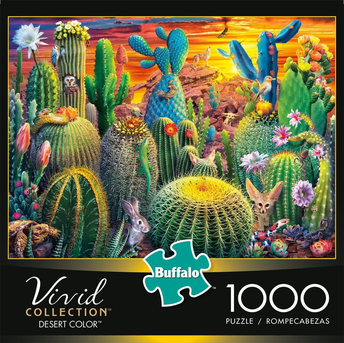 Buffalo Games Le puzzle Vivid Series Desert Color en 1000 pièces