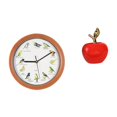 thumbnail image 1 of Reloj de pared,Reloj de pared con pájaro cantor Relojes de pared con pájaros,Relojes de pájaros con sonido Reloj decorativo que canta,Estatua,Escultura de fruta artificial,estatua y artesanía, 1 of 8