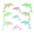 thumbnail image 2 of 36pcs Dolphin Shape Luminous Wall Stickers Three-dimensional Fluorescent Color Wall Decoration for Home (Mixed Color), 2 of 2
