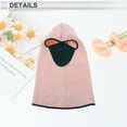 thumbnail image 5 of Unique Bargains All Inclusive Face Mask Polyester Honeycomb Face Cover Keep Warm Breathable Pink 1 Pcs, 5 of 6