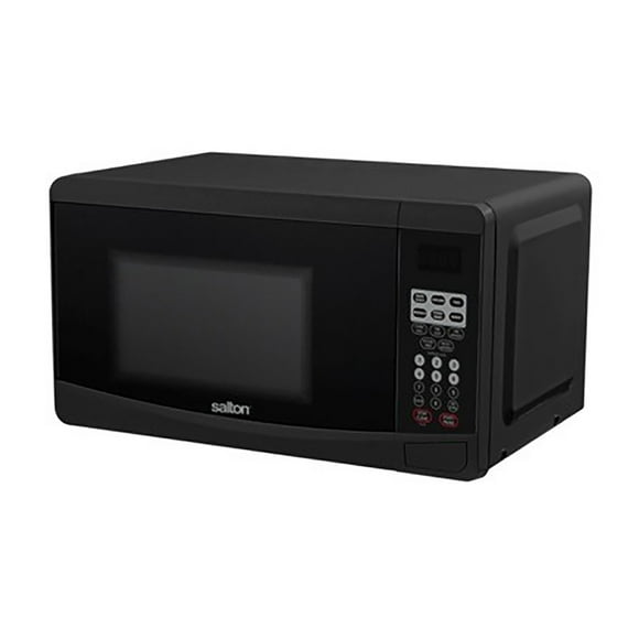 Salton - Four à Micro-Ondes, Capacité de 0,7 Pied Cube, 10 Niveaux de Puissance, 700 Watts, Noir