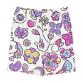 thumbnail image 5 of Odeerbi 5-14 Años Niños Niñas Verano Pantalones Cortos Estampados Florales Entrenamiento Atlético Pantalones Cortos Deportivos Transpirables, 5 of 5