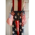 thumbnail image 2 of Philip Clayton-Thompson 4x24 White Modern Wood Framed Wall Art Titled - Patriotic II, 2 of 5