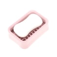 thumbnail image 5 of Unique Bargains 1 Pc Soap Dish Double Layer Grid Soap Holder for Bathroom Pink, 5 of 6