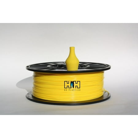 H&H 3D PLA 3D Printer Filament 1.75mm 1kg Spool Yellow