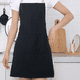 thumbnail image 5 of Delantales con pechera ajustables, delantales de cocina negros resistentes a las manchas de aceite y agua con bolsillos para hombres y mujeres, 5 of 5