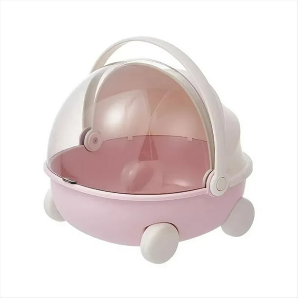 Cuna para Muñecas - Módulo de Descanso Exclusivo de Algodón, Ideal para Exhibir y Guardar Muñecas, Caja para Guardar Juguetes y Artículos , Color Rosa.