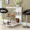 thumbnail image 2 of Wooden Mini Bar Table, White, 2 of 2