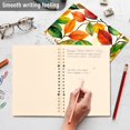 thumbnail image 4 of FORMRS 1-Subject Spiral Notebook 8" x 5" College Ruled 60 Refillable Sheet A5 Hard Cover, Beige Leaves, 4 of 7