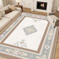 thumbnail image 6 of 3'x5' carpet for stairs non slip carpet slip grip area rug bedroom floral area rug high traffic area rug, 6 of 10