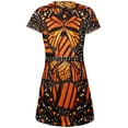 thumbnail image 2 of Monarch Butterfly Costume All Over Juniors V-Neck Dress, 2 of 2