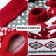 thumbnail image 3 of Suéter cálido para perros, ropa para perros y gatos, suéter navideño para mascotas, suéter suave y grueso para mascotas, cuello alto de punto para gatos y perros en climas fríos, rojo, 3 of 5