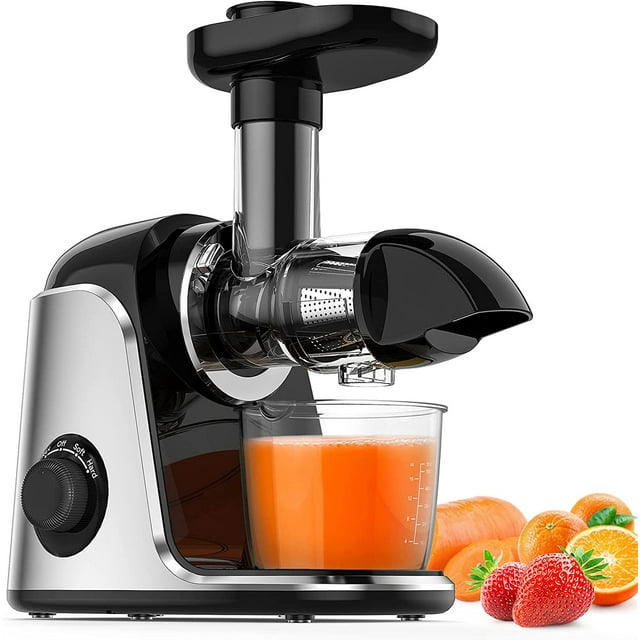 Boly uicer Machine with 2 Speed Modes & Reverse Function, BPA-Free Cold Press Juicer with Quiet Motor