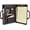 Dark Brown (Cowhide), variant on Vegan Leather Padfolio for Legal Size (8.5 x 14”) Pad, Clipboard Portfolio with Handle, 15” Laptop Holder, Zippered Organizer Contractor Folder with Pen Loops for Women Men, Black
