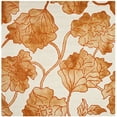 thumbnail image 2 of Safavieh Dip Dye Lilibeth Distressed Area Rug, Ivory/Orange, 7' x 7' Square, 2 of 8