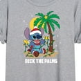 thumbnail image 3 of Lilo & Stitch - Deck The Palms - Juniors Ideal Flowy Muscle T-Shirt, 3 of 5