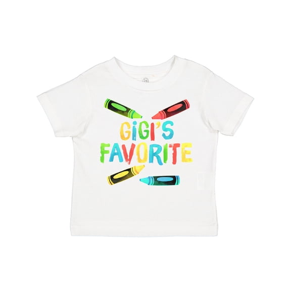 Inktastic Gigi's Favorite Crayons Boys or Girls Toddler T-Shirt