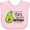 AD-Pink, variant on Inktastic Tía's Little Avocado with Cute Baby Avocado Boys or Girls Baby Bib