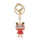 thumbnail image 2 of de crista de imitación rojos, regalo Zulema Key Ring, 2 of 5
