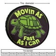 thumbnail image 2 of Movin As Fast As I Can Heavy Duty Spare Tire Cover Ocean Animal Turtles Waterproof Polyester Wheel Protectors Wheel Covers for Camper Truck Travel Trailer 18inch, 2 of 8