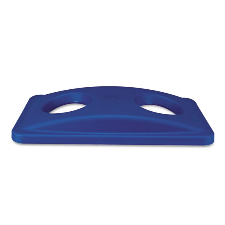 Lid for Slim Jim Bottle Recycling Container, 20.38w x 11.38d x 2.75h, Blue Lid for Slim Jim Bottle Recycling Container, 20.38w x 11.38d x 2.75h, Blue