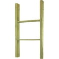 thumbnail image 4 of Ekena Millwork 19"W x 36"H x 3 1/2"D Vintage Farmhouse 2 Rung Ladder, Barnwood Decor Collection, Restoration Green, 4 of 13
