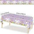 thumbnail image 2 of Eoozwa Easter Party Tablecloth Set Disposable Paper Plates Cups Napkins Bunny Egg Design Spring Holiday Party Supplies, 2 of 4