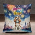 thumbnail image 2 of Happy New Year with Cavalier King Charles Spaniel Fireworks Holiday Xmas Winter 2025 Pillowcase Double Sided Dog Lover Gifts Pillow Case Covers - 00025, 2 of 3