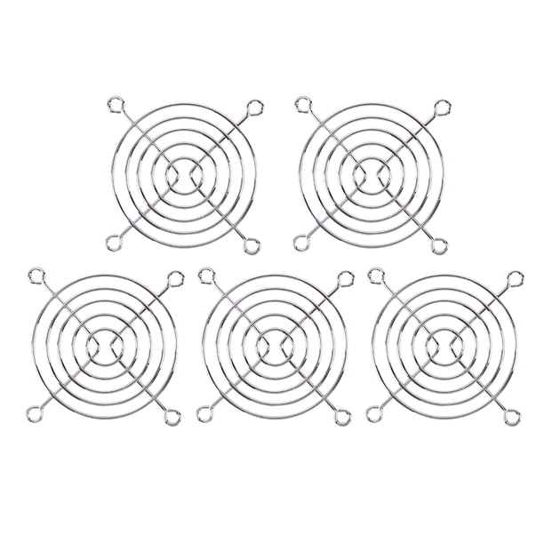 5pcs PC Case Fan Grills Computer Cooling Fan Finger Guard Protector (70mm)
