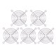 thumbnail image 1 of 5pcs PC Case Fan Grills Computer Cooling Fan Finger Guard Protector (70mm), 1 of 9
