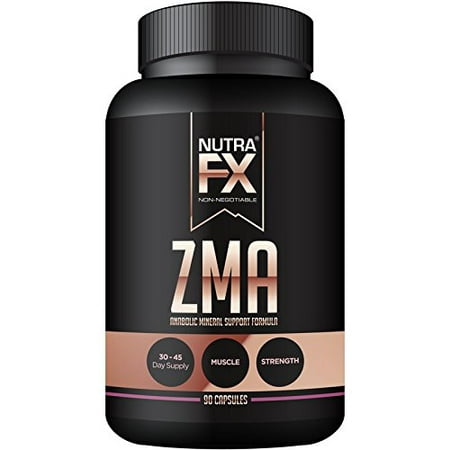 NUTRAFX ZMA 90 Capsules Post Workout Supplement Benefits Muscle Growth, Strength, and