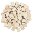thumbnail image 1 of Piezas de madera sin terminar, cuadrados de madera en blanco, recortes de madera con esquinas redondeadas para suministros de bricolaje, manualidades, decoración, grabado láser y tallado, 1 of 6