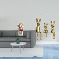 thumbnail image 2 of Figura Decorativa De La Familia De Conejos De La Fortuna, Ideal Para Decorar Escritorios, Mesas, Centros De Mesa, Armarios, Estanterías O Cualquier Espacio En Año Nuevo., 2 of 8