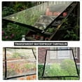 thumbnail image 6 of 10*6.6in Waterproof Transparent Tarpaulin,Sunproof,Tear-Resistant,Durable,Thickened for Outdoor Use,PE Material,Rainproof and Windproof|YISHFHP(Without rope), 6 of 11
