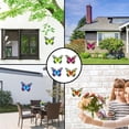 thumbnail image 5 of Metal Butterfly Garden Decor – 4 Pack Outdoor Hanging Wall Art for Fence, Yard, Patio – Rust-Proof Colorful Butterflies (Style 5), 5 of 8