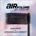 thumbnail image 4 of L'Oreal Paris Air Volume Mega Mascara, Lightweight Mega Volume Washable, Blackest Black, 0.3 fl. oz., 4 of 6