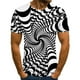 thumbnail image 1 of Blusa de manga corta con estampado de cuello redondo para hombre Pompotops oipoqjl5952, 1 of 2