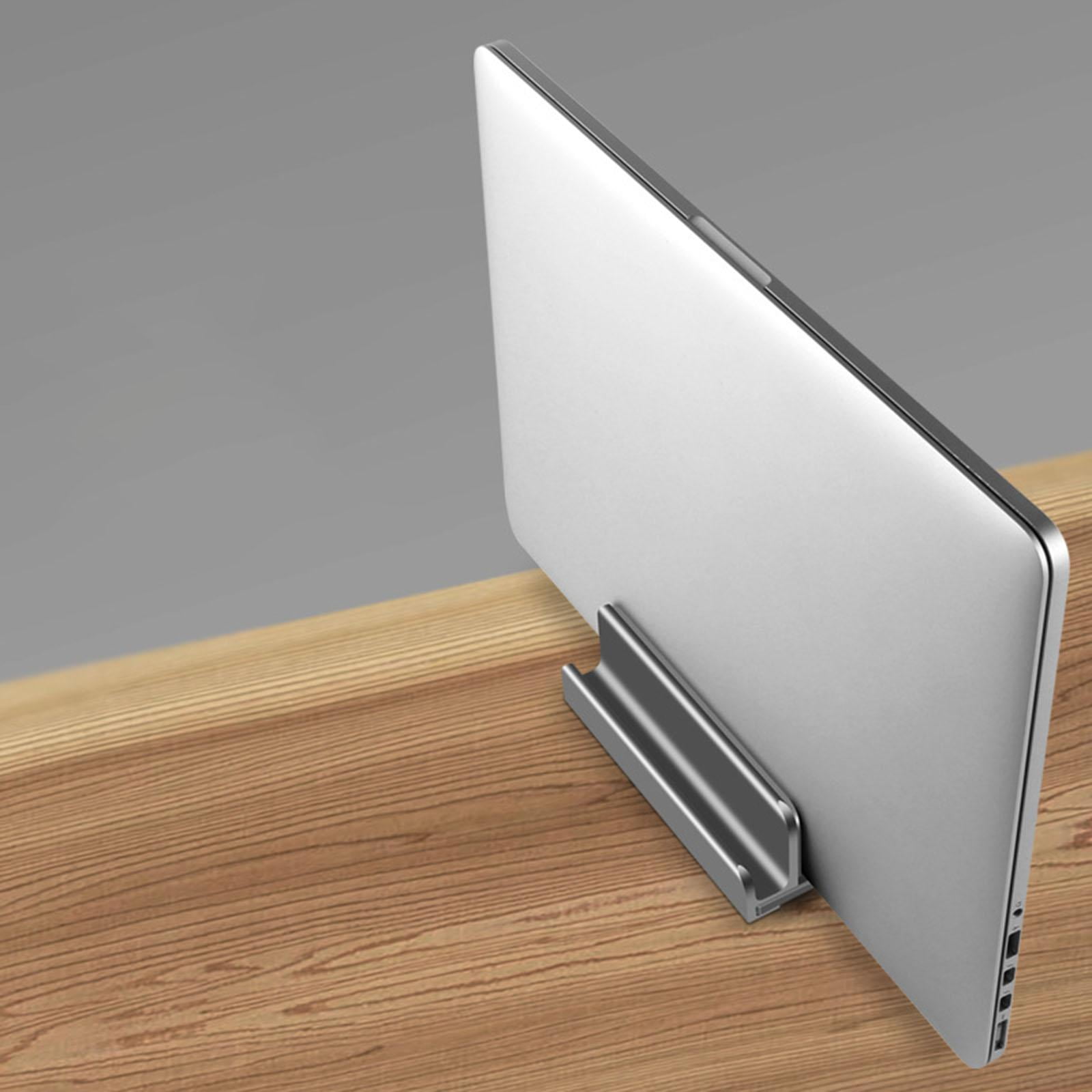 LeeQinersw Universal Vertical Laptop Stand Stand Holder for Notebooks Desktop Organize Gray
