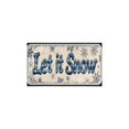 thumbnail image 2 of Christmas Kitchen Rug Set of 2 Non Skid Kitchen Mats for Floor,Let It Snow Holiday Winter Snowflake Kitchen Floor Mats for Bathroom,Room Door (47x17+30x17in), 2 of 7