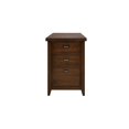 thumbnail image 6 of Farmouse Three Drawer Wood File Cabinet Office Storage Brown, 6 of 10