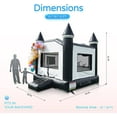 thumbnail image 3 of 13' x 11' Castle Commercial Grade Bounce House with Blower for Kids and Adults, 3 of 9